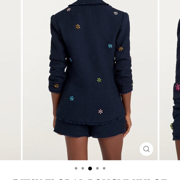 NWT Ditsy Floral Boucle Khloe Blazer and short  – Cinq à Sept - Picture 4 of 9